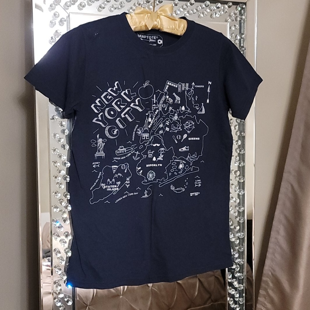 Women's New York City Map T-shirt